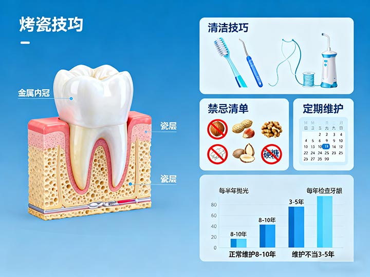 烤瓷牙、全瓷牙、活動義齒：成都不同材質(zhì)義齒維護差異指南 | 成都義齒廠家