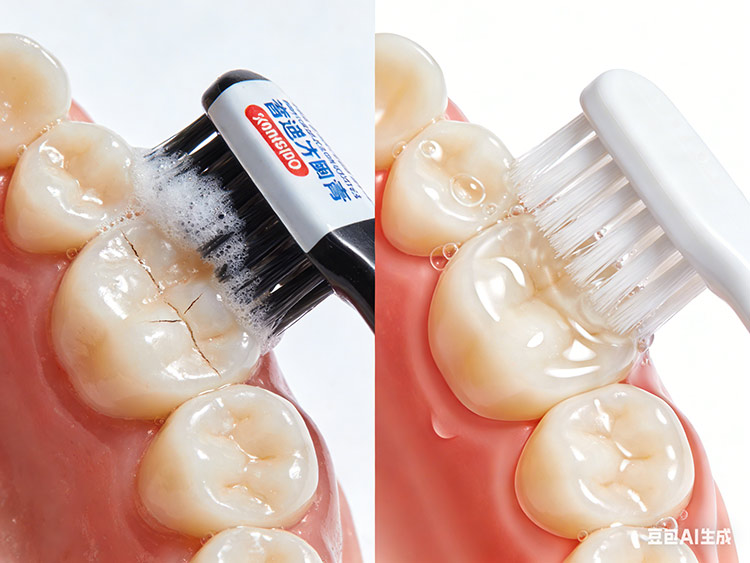 成都義齒廠家-微距對比圖 成都義齒廠家-微距對比圖